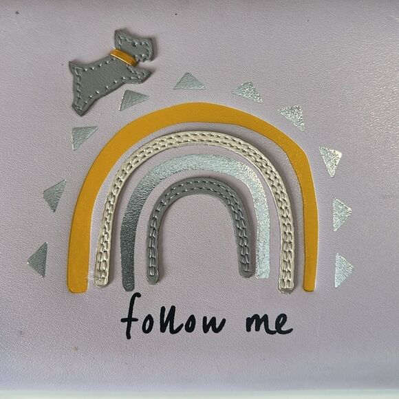 Radley London Follow Me Over the Rainbow Lilac Zip Around Long Wallet - Picture 6 of 12